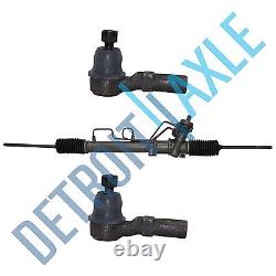 3pc Power Steering Rack and Pinion Assembly + New Outer Tie Rod for Probe Mazda