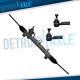 Power Steering Rack & Pinion + 4 Tie Rod Ends For 2003-2006 Vibe And Matrix Awd