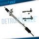 Power Steering Rack And Pinion + Outer Tie Rods For 03-06 Toyota Sequoia Tundra