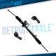 Power Steering Rack And Pinion + Outer Tie Rods For 2000 2004 2005 Ford Focus