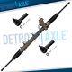 Power Steering Rack And Pinion + Outer Tie Rods For Ford Escape Mercury Mariner