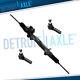 Power Steering Rack And Pinion + Outer Tie Rods For Ford Taurus Mercury Sable