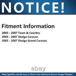 Crémaillère de direction assistée et pignon + tiges de liaison extérieures pour Dodge Caravan 2005-2007